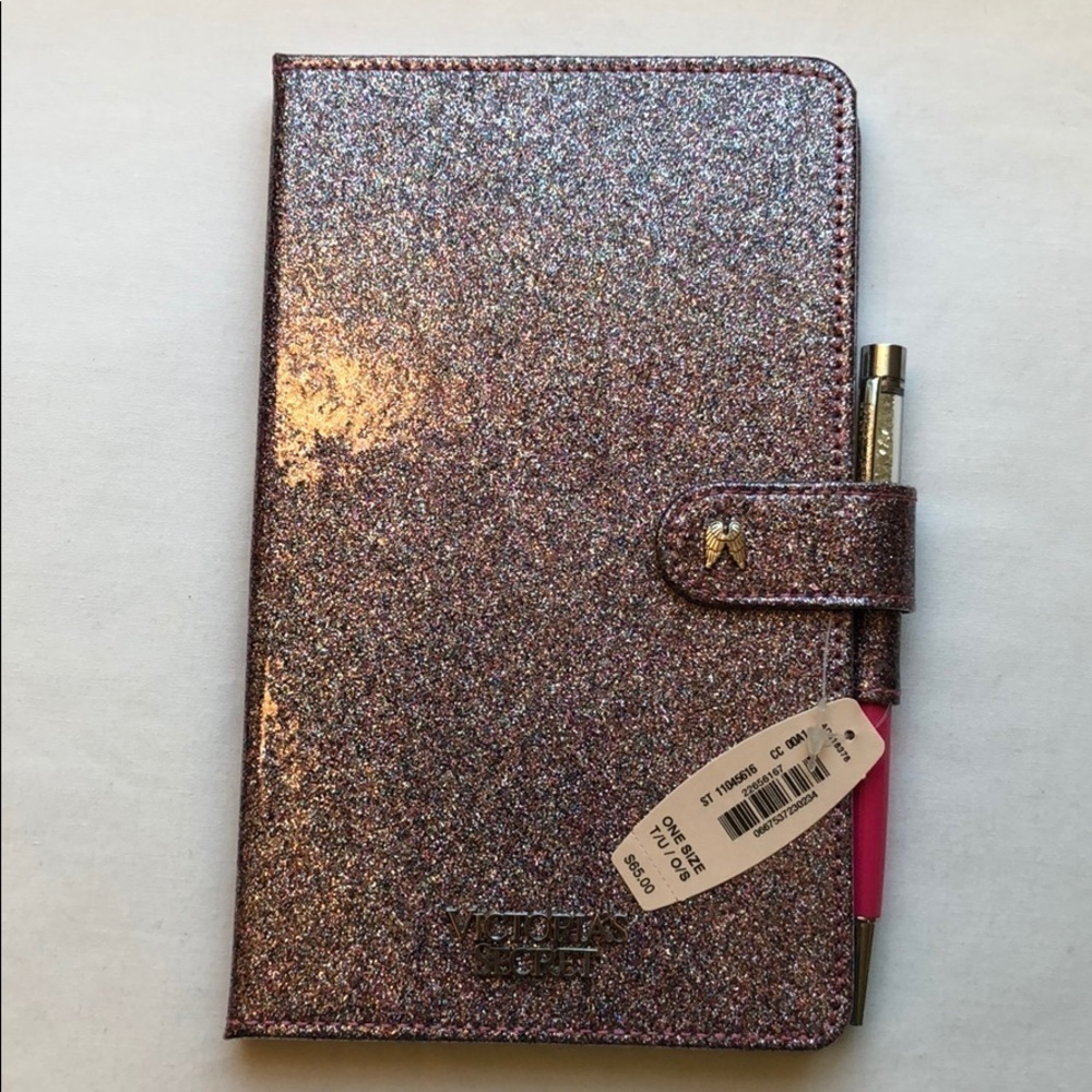 New Victoria’s Secret Glitter Notebook & Bling Pen